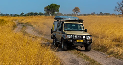 Private Gefuehrte safari Touren im Konvoi Namibia