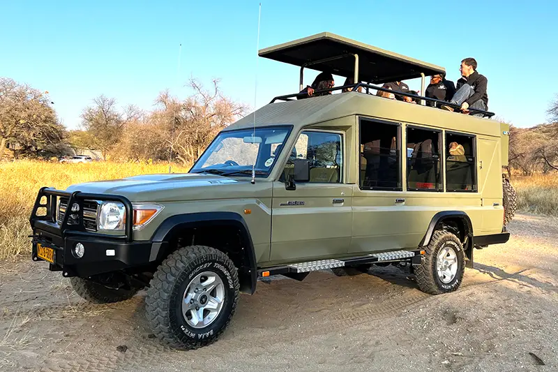 Self-Drive-Namibia-Extra-Options-and-Activities-Safari-Stretched-Landcruiser