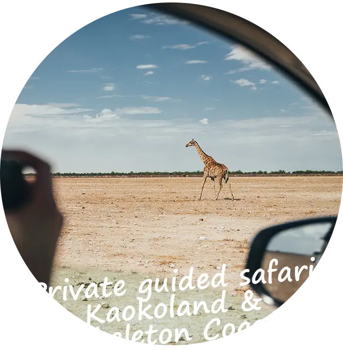 Namibia Private Guided Kaokoland and Skelettkust Wait, that should be in Dutch: Skelettenkust Tour